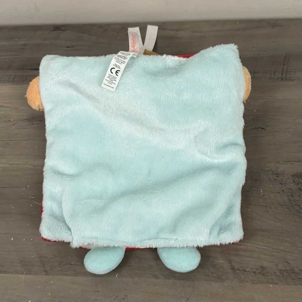 KALOO France Colors DOUDOU PUPPET MOUSE #9632631 Plush Lovey Squirrel Red‎ Soft